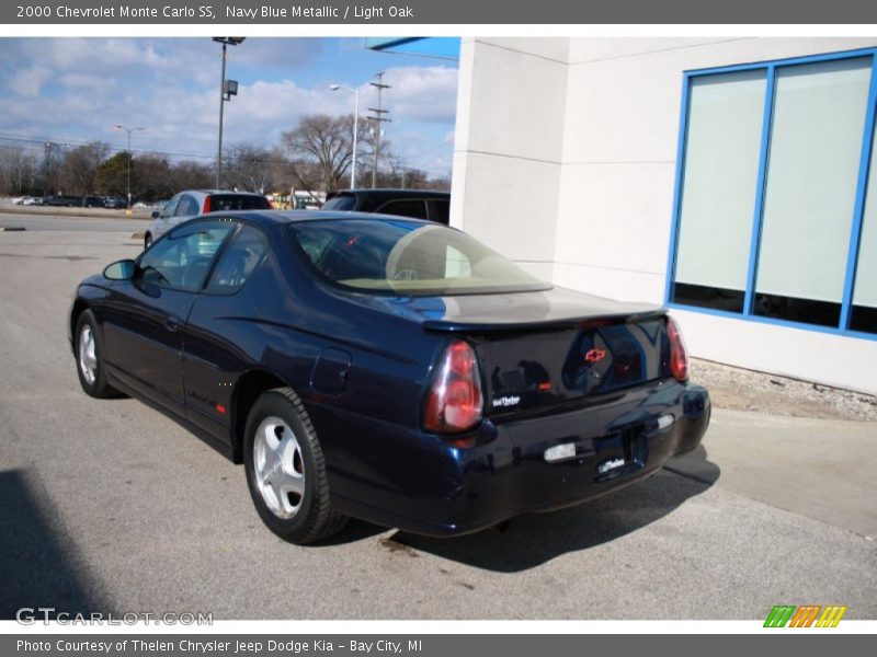 Navy Blue Metallic / Light Oak 2000 Chevrolet Monte Carlo SS