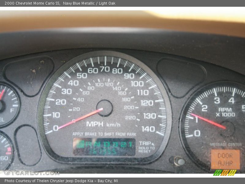 Navy Blue Metallic / Light Oak 2000 Chevrolet Monte Carlo SS