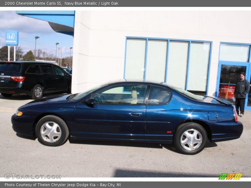 Navy Blue Metallic / Light Oak 2000 Chevrolet Monte Carlo SS
