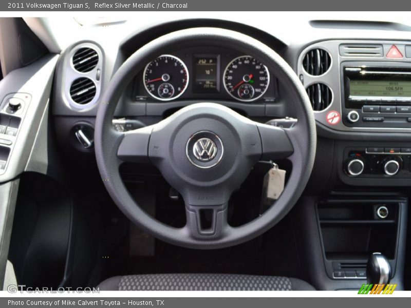 Reflex Silver Metallic / Charcoal 2011 Volkswagen Tiguan S