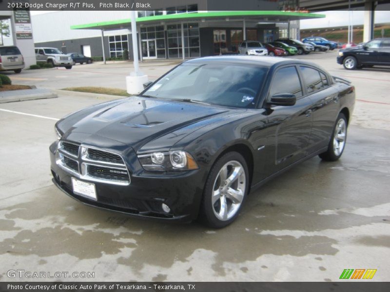 Pitch Black / Black 2012 Dodge Charger R/T Plus
