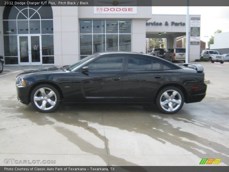 Pitch Black / Black 2012 Dodge Charger R/T Plus