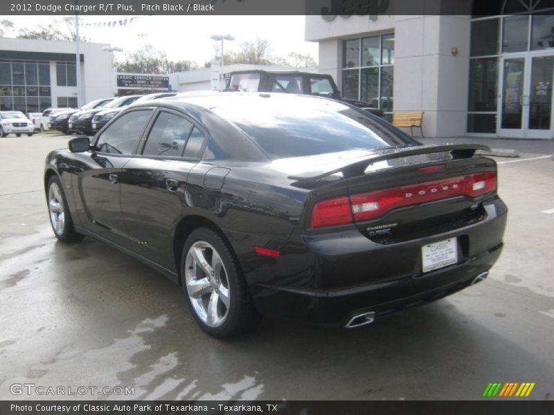 Pitch Black / Black 2012 Dodge Charger R/T Plus