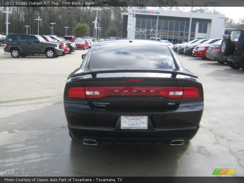 Pitch Black / Black 2012 Dodge Charger R/T Plus