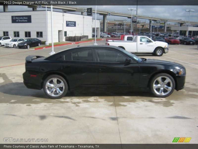 Pitch Black / Black 2012 Dodge Charger R/T Plus