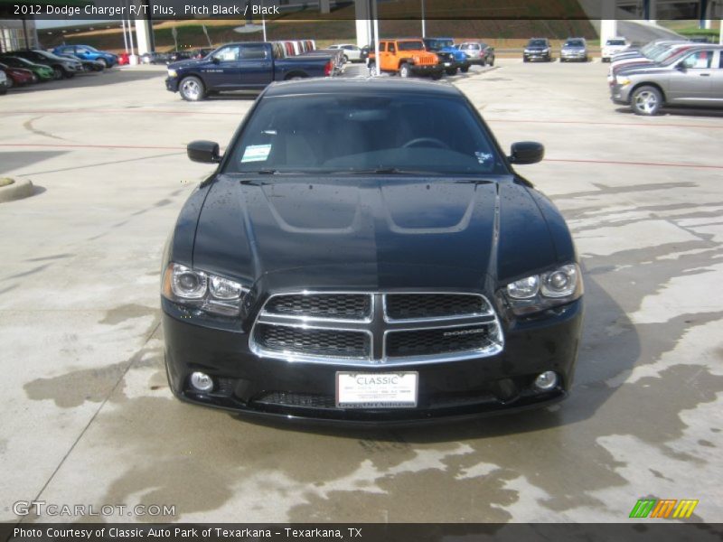 Pitch Black / Black 2012 Dodge Charger R/T Plus