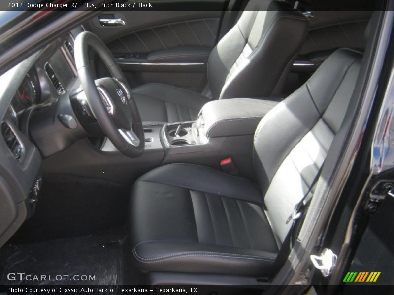 Pitch Black / Black 2012 Dodge Charger R/T Plus