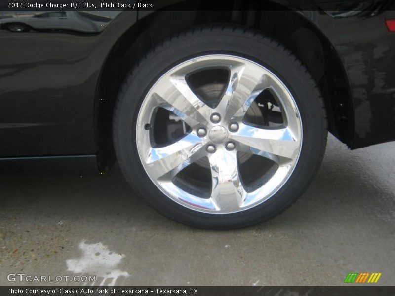 Pitch Black / Black 2012 Dodge Charger R/T Plus