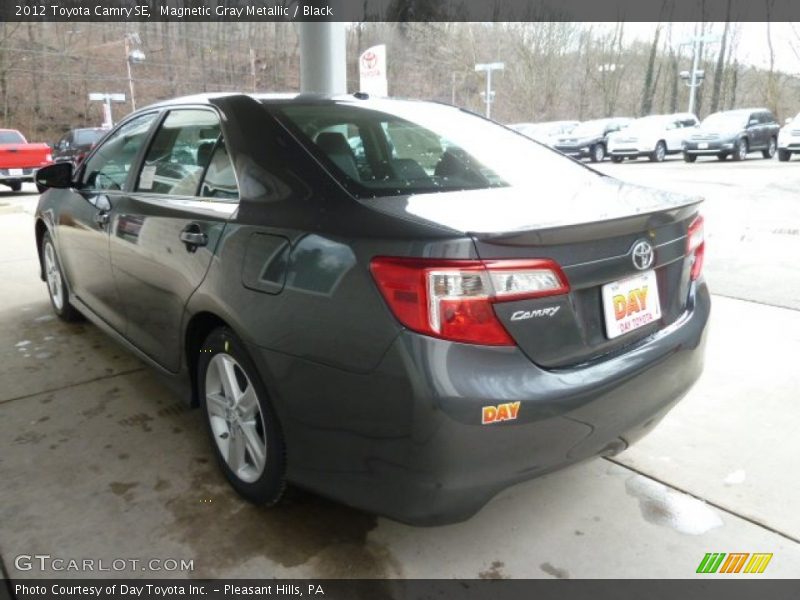 Magnetic Gray Metallic / Black 2012 Toyota Camry SE
