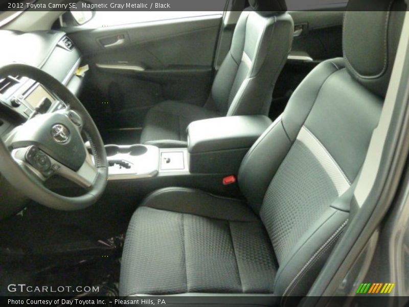 Magnetic Gray Metallic / Black 2012 Toyota Camry SE