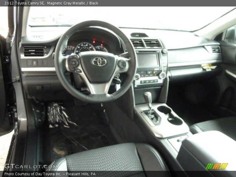 Magnetic Gray Metallic / Black 2012 Toyota Camry SE