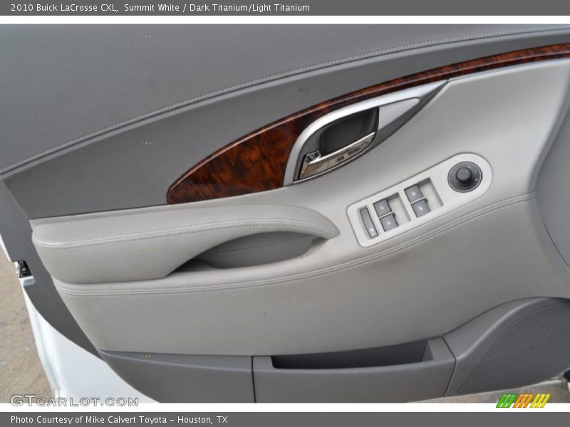 Summit White / Dark Titanium/Light Titanium 2010 Buick LaCrosse CXL