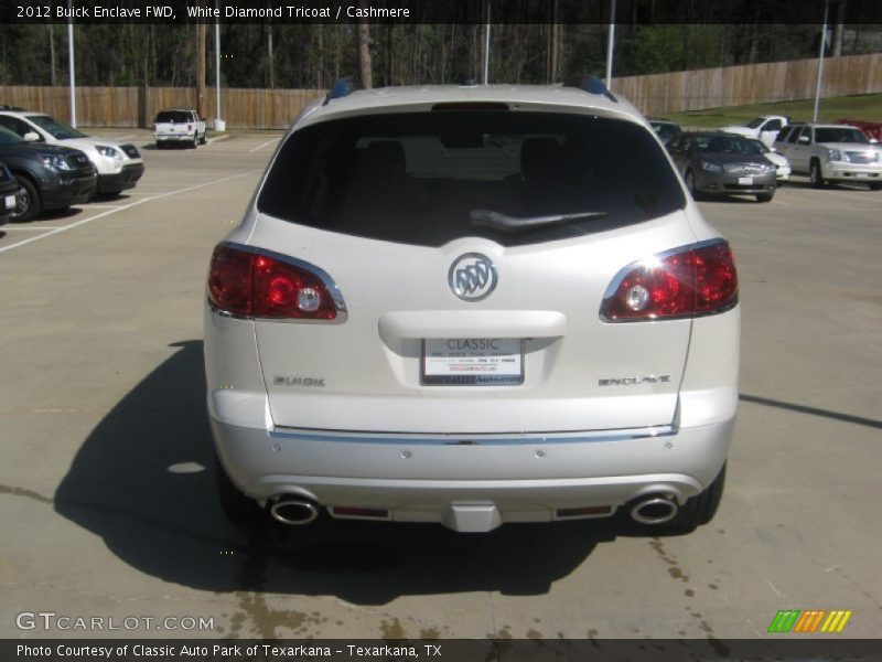 White Diamond Tricoat / Cashmere 2012 Buick Enclave FWD