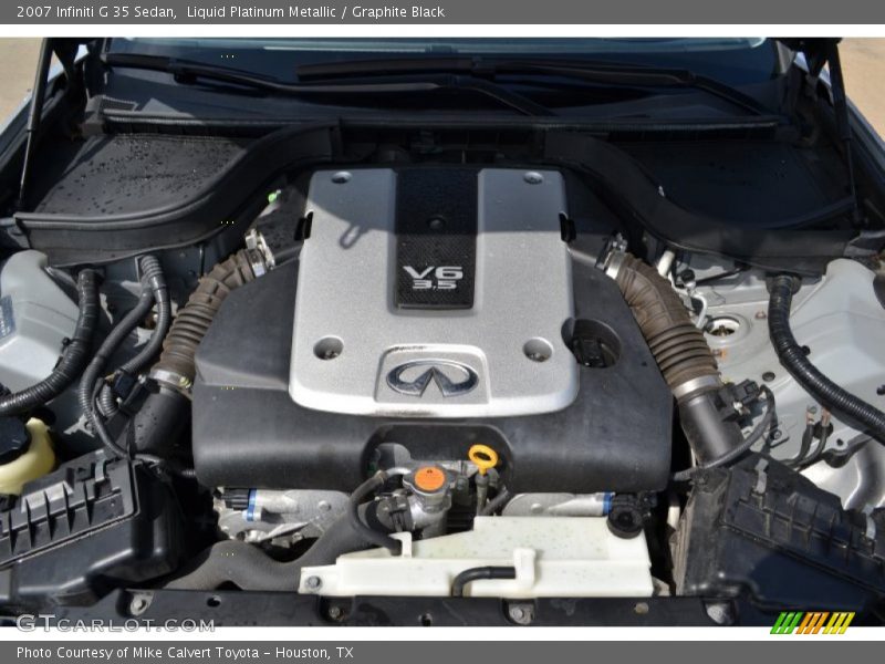 Liquid Platinum Metallic / Graphite Black 2007 Infiniti G 35 Sedan