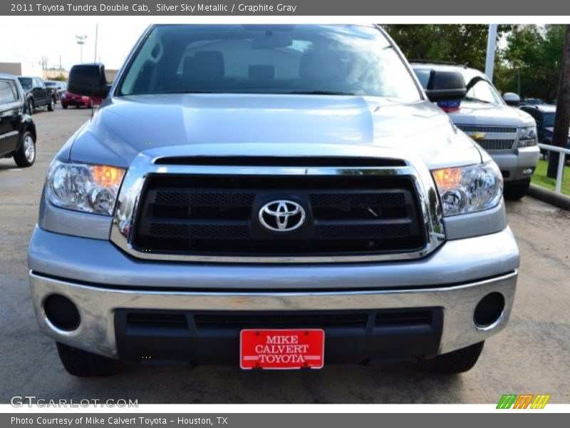 Silver Sky Metallic / Graphite Gray 2011 Toyota Tundra Double Cab