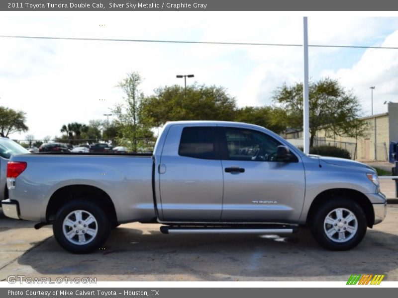 Silver Sky Metallic / Graphite Gray 2011 Toyota Tundra Double Cab