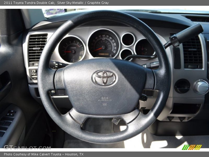 Silver Sky Metallic / Graphite Gray 2011 Toyota Tundra Double Cab