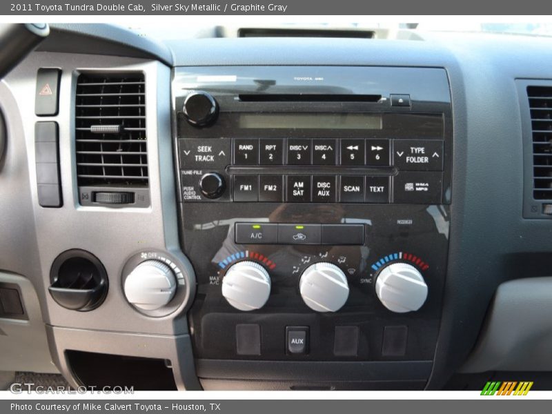 Silver Sky Metallic / Graphite Gray 2011 Toyota Tundra Double Cab