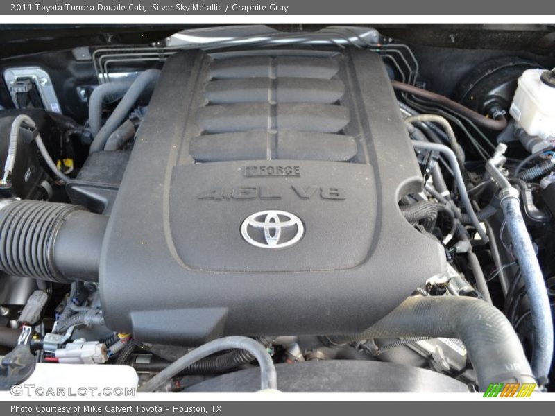 Silver Sky Metallic / Graphite Gray 2011 Toyota Tundra Double Cab