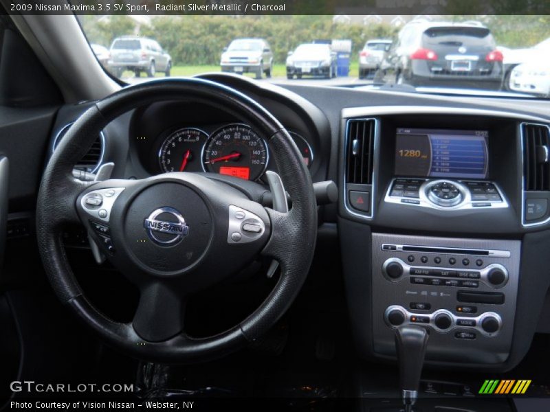 Radiant Silver Metallic / Charcoal 2009 Nissan Maxima 3.5 SV Sport