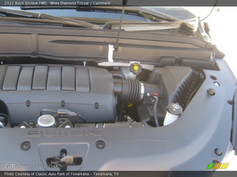 White Diamond Tricoat / Cashmere 2012 Buick Enclave FWD