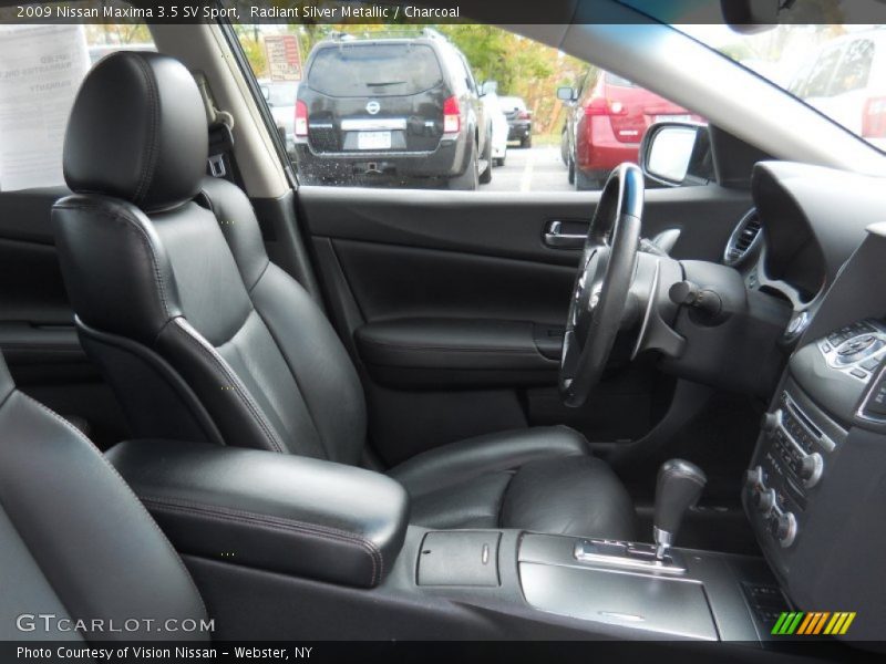 Radiant Silver Metallic / Charcoal 2009 Nissan Maxima 3.5 SV Sport