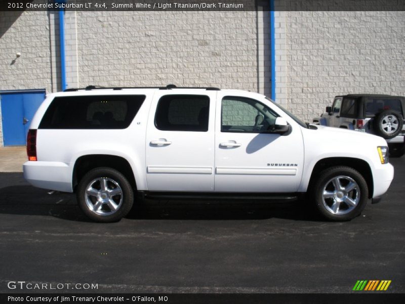 Summit White / Light Titanium/Dark Titanium 2012 Chevrolet Suburban LT 4x4