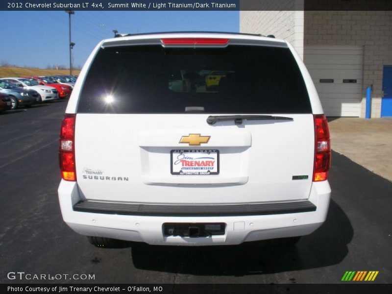 Summit White / Light Titanium/Dark Titanium 2012 Chevrolet Suburban LT 4x4