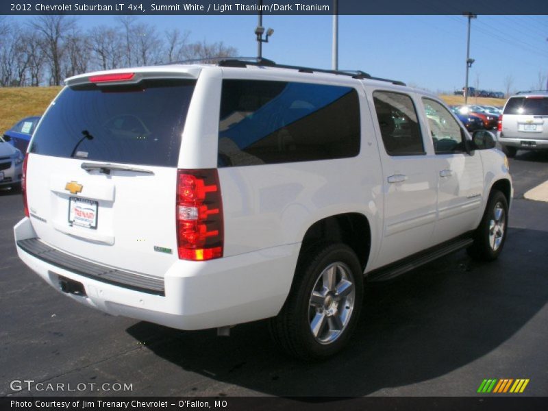 Summit White / Light Titanium/Dark Titanium 2012 Chevrolet Suburban LT 4x4