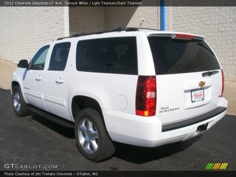 Summit White / Light Titanium/Dark Titanium 2012 Chevrolet Suburban LT 4x4