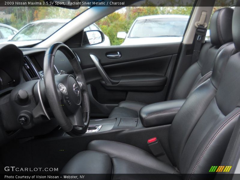 Radiant Silver Metallic / Charcoal 2009 Nissan Maxima 3.5 SV Sport