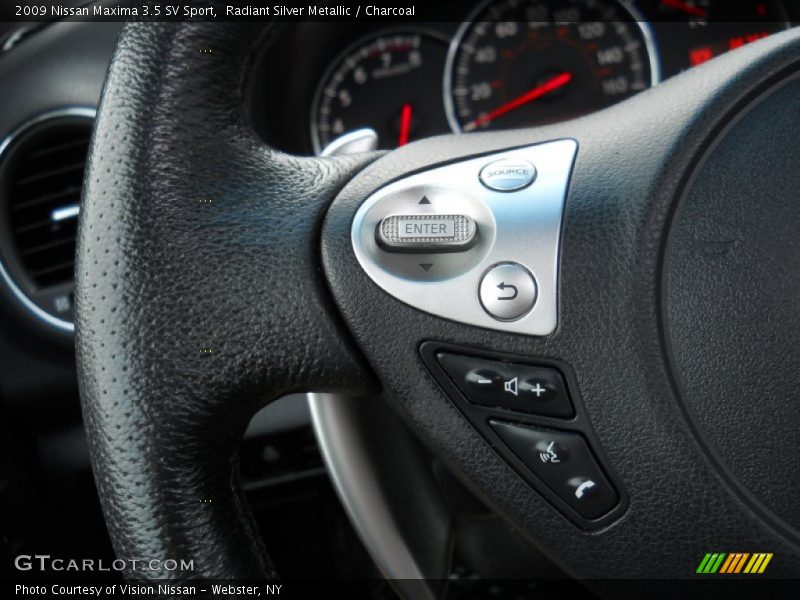 Radiant Silver Metallic / Charcoal 2009 Nissan Maxima 3.5 SV Sport