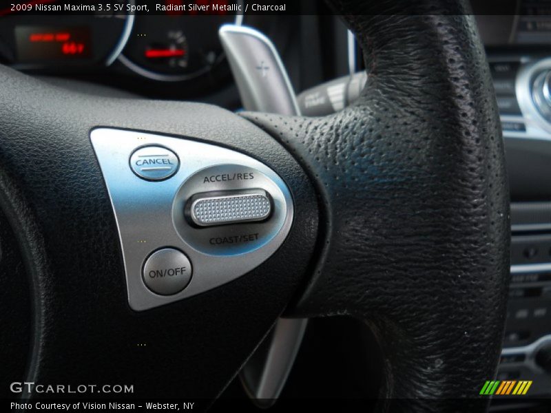 Radiant Silver Metallic / Charcoal 2009 Nissan Maxima 3.5 SV Sport
