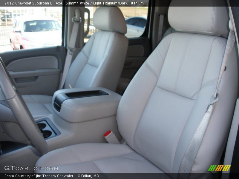 Summit White / Light Titanium/Dark Titanium 2012 Chevrolet Suburban LT 4x4