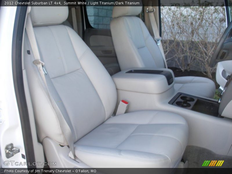 Summit White / Light Titanium/Dark Titanium 2012 Chevrolet Suburban LT 4x4
