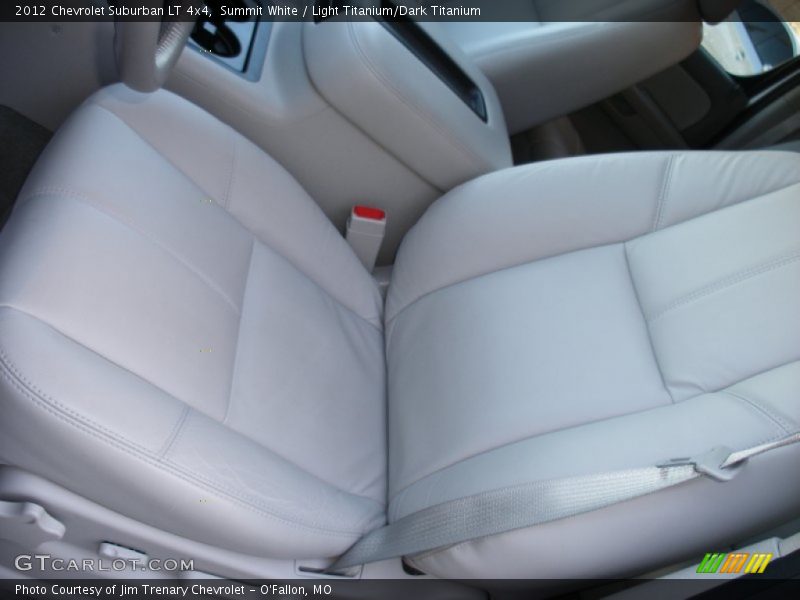 Summit White / Light Titanium/Dark Titanium 2012 Chevrolet Suburban LT 4x4