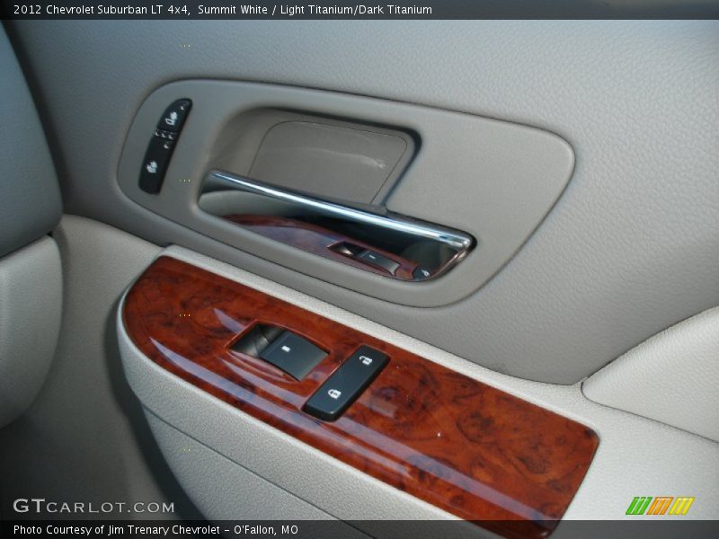 Summit White / Light Titanium/Dark Titanium 2012 Chevrolet Suburban LT 4x4