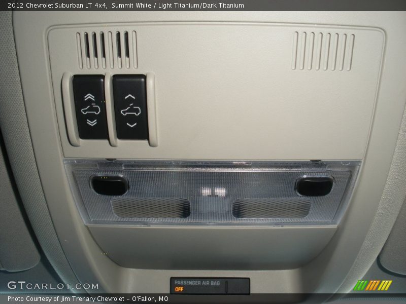 Summit White / Light Titanium/Dark Titanium 2012 Chevrolet Suburban LT 4x4