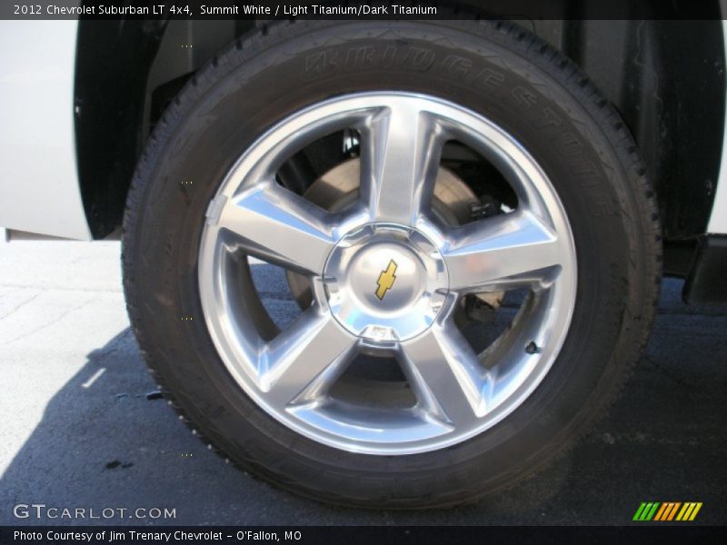 Summit White / Light Titanium/Dark Titanium 2012 Chevrolet Suburban LT 4x4