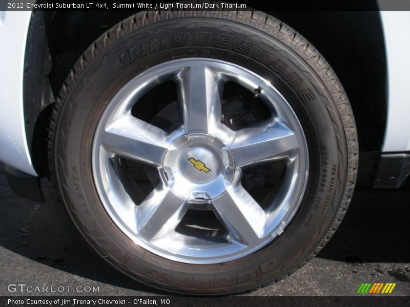 Summit White / Light Titanium/Dark Titanium 2012 Chevrolet Suburban LT 4x4