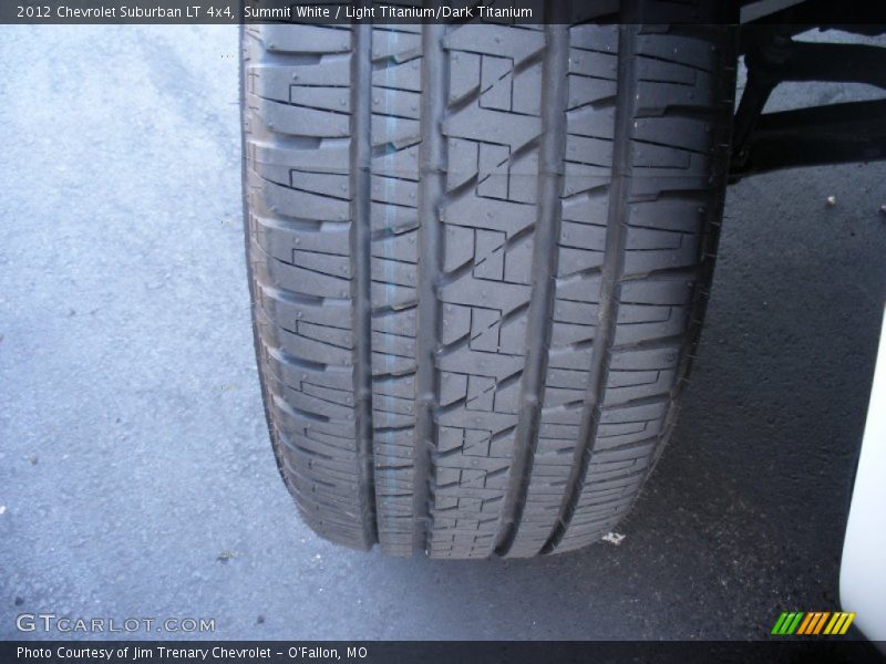 Summit White / Light Titanium/Dark Titanium 2012 Chevrolet Suburban LT 4x4