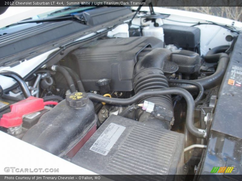 Summit White / Light Titanium/Dark Titanium 2012 Chevrolet Suburban LT 4x4