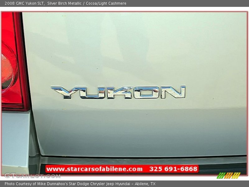 Silver Birch Metallic / Cocoa/Light Cashmere 2008 GMC Yukon SLT