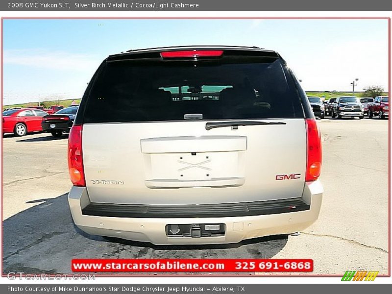 Silver Birch Metallic / Cocoa/Light Cashmere 2008 GMC Yukon SLT