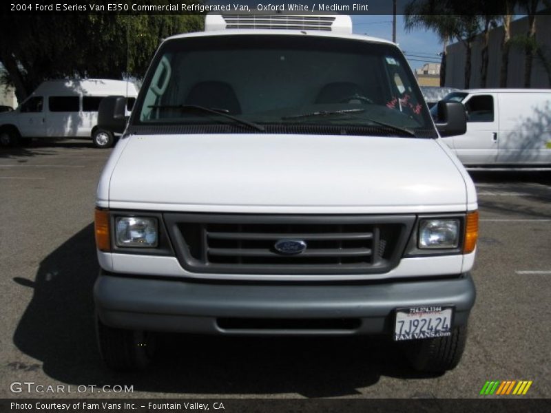 Oxford White / Medium Flint 2004 Ford E Series Van E350 Commercial Refrigerated Van