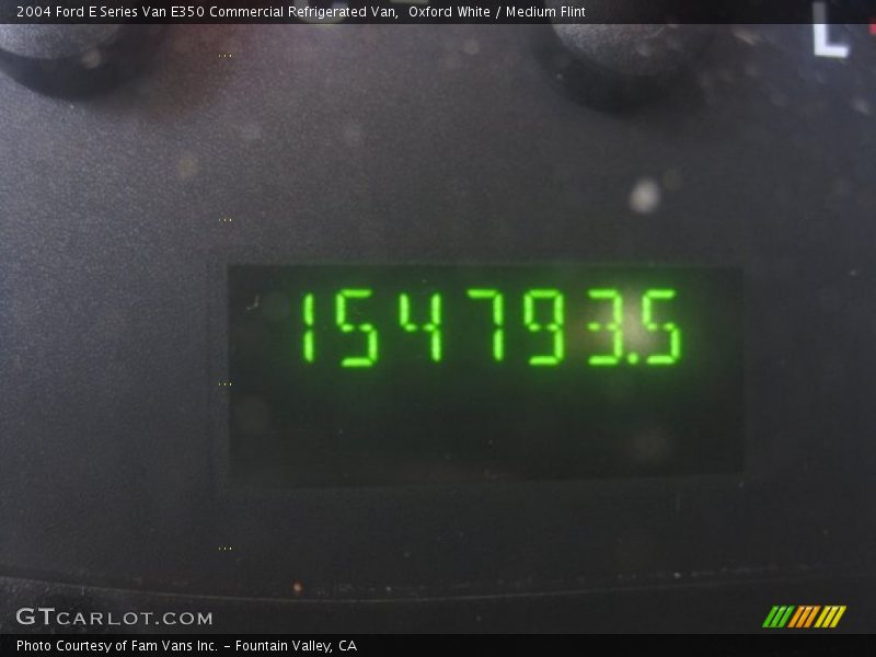 Oxford White / Medium Flint 2004 Ford E Series Van E350 Commercial Refrigerated Van