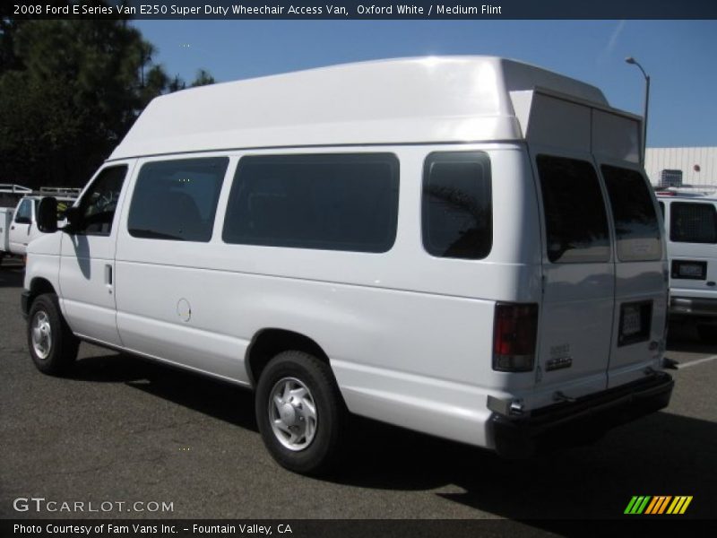 Oxford White / Medium Flint 2008 Ford E Series Van E250 Super Duty Wheechair Access Van