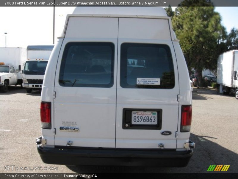 Oxford White / Medium Flint 2008 Ford E Series Van E250 Super Duty Wheechair Access Van