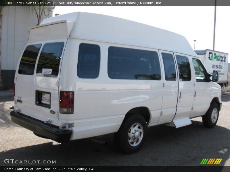 Oxford White / Medium Flint 2008 Ford E Series Van E250 Super Duty Wheechair Access Van