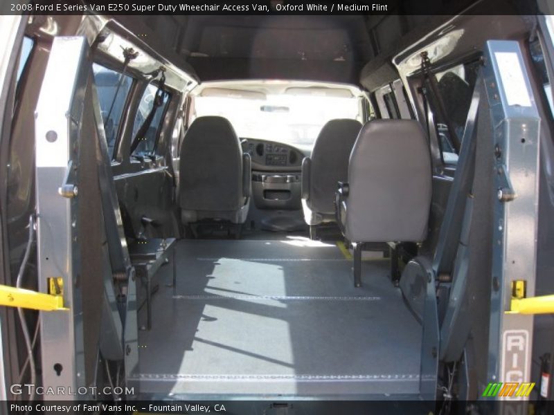 Oxford White / Medium Flint 2008 Ford E Series Van E250 Super Duty Wheechair Access Van